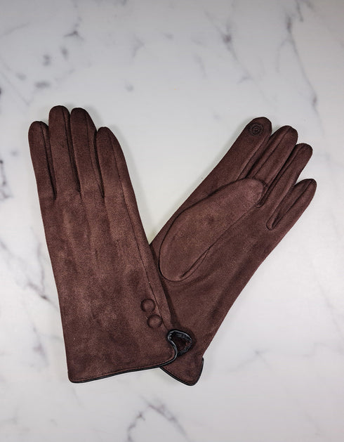 Gant Velour 2 Boutons