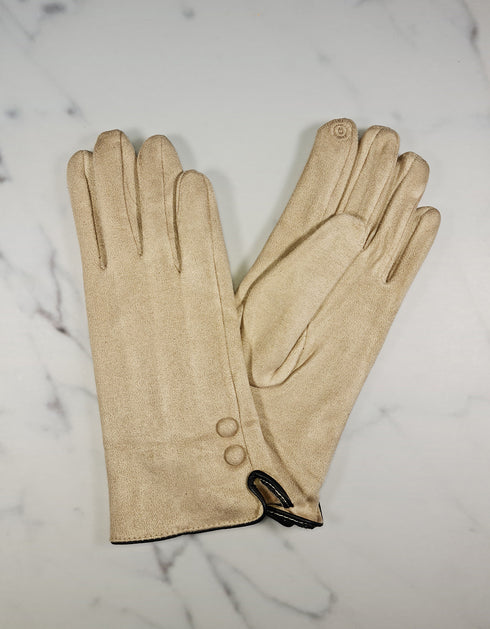 Gant Velour 2 Boutons