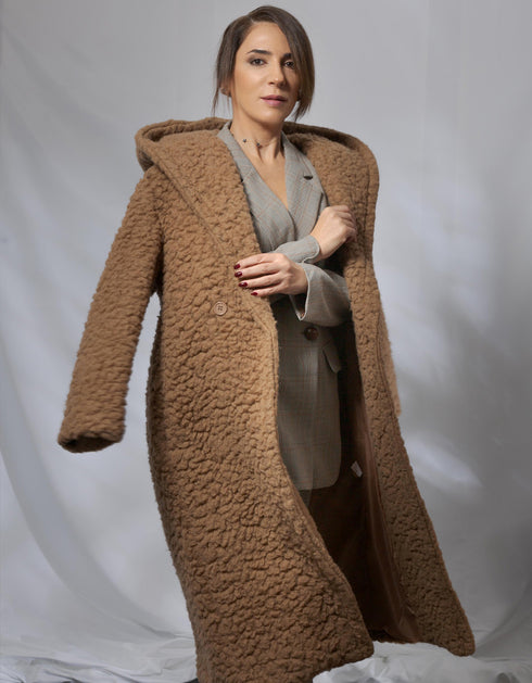 Manteau Long Teddy
