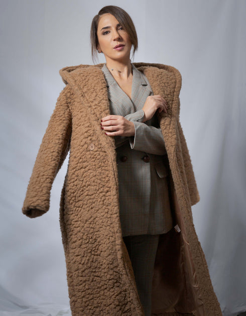 Manteau Long Teddy