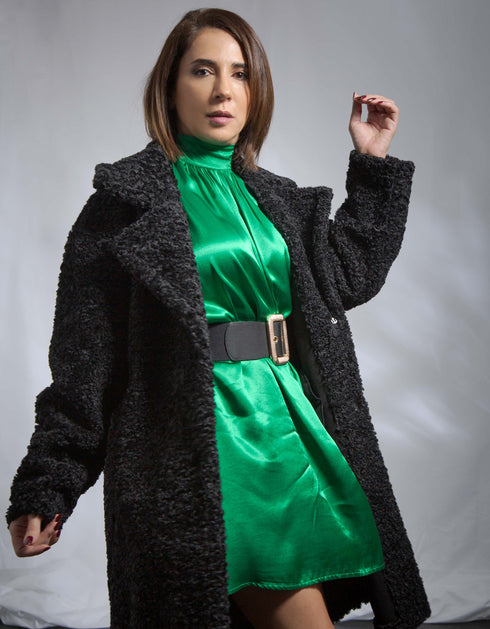 Manteau Teddy fausse fourrure