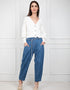 Pantalon en denim Bleu