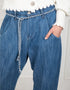 Pantalon en denim Bleu