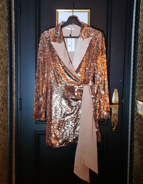 Robe Courte Paillette