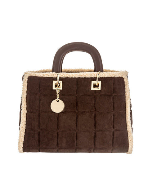 Sac matelassé en velours